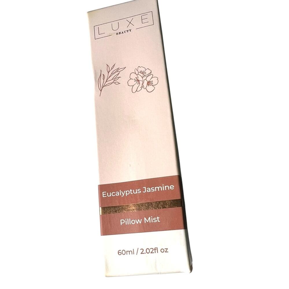 Luxe Beauty Eucalyptus Jasmine Pillow Mist 2.02 oz tranquility for restful sleep